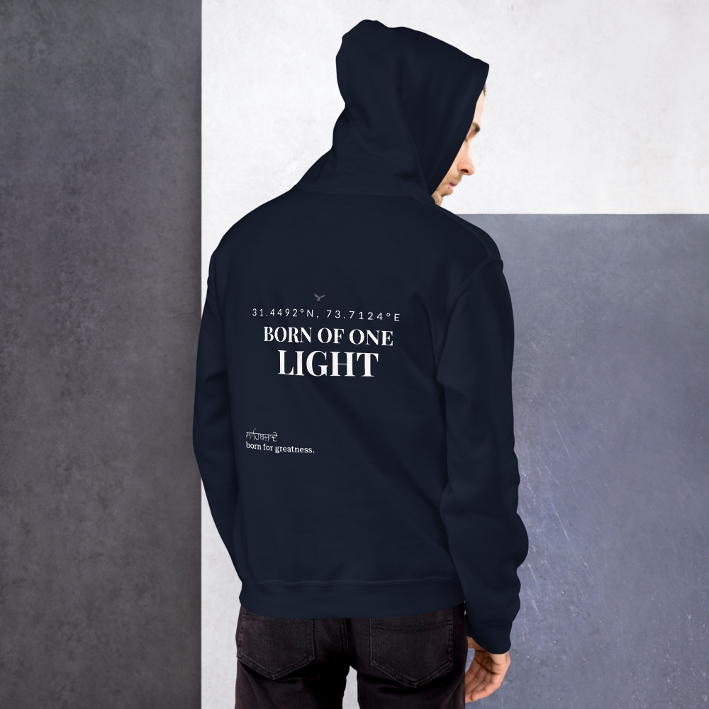 Navy Classic Hoodie Back Detail